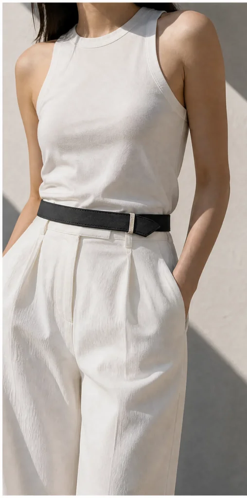 Corner Belt, styled view