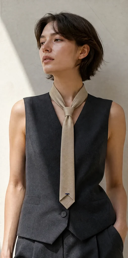 Fold Tie, styled view