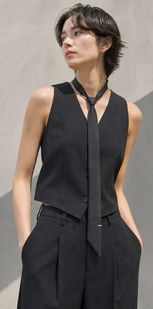 Gallery Tie, styled view