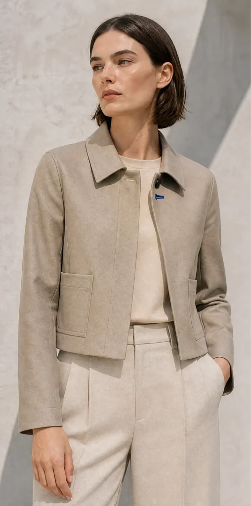 Corner Jacket, styled view