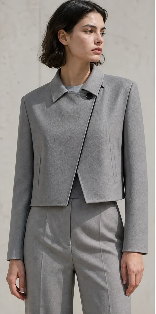 Sidefold Jacket, styled view