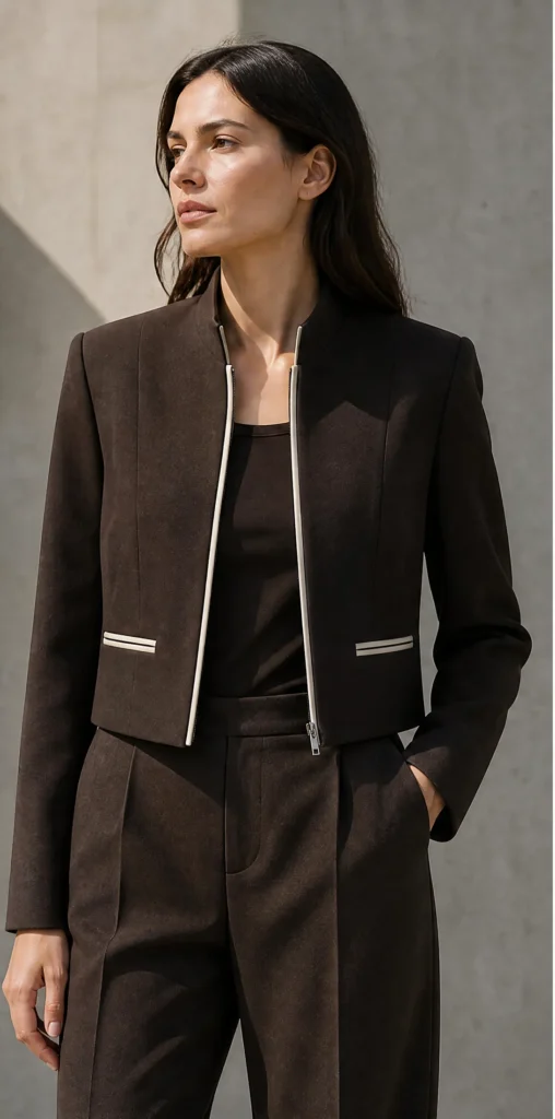 Frame Jacket, styled view