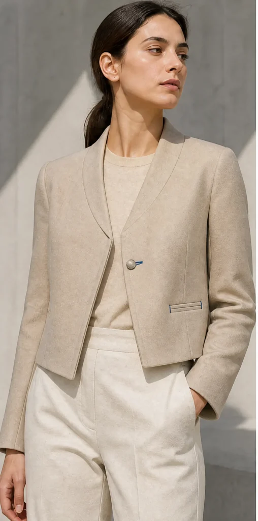 Angle Jacket, styled view