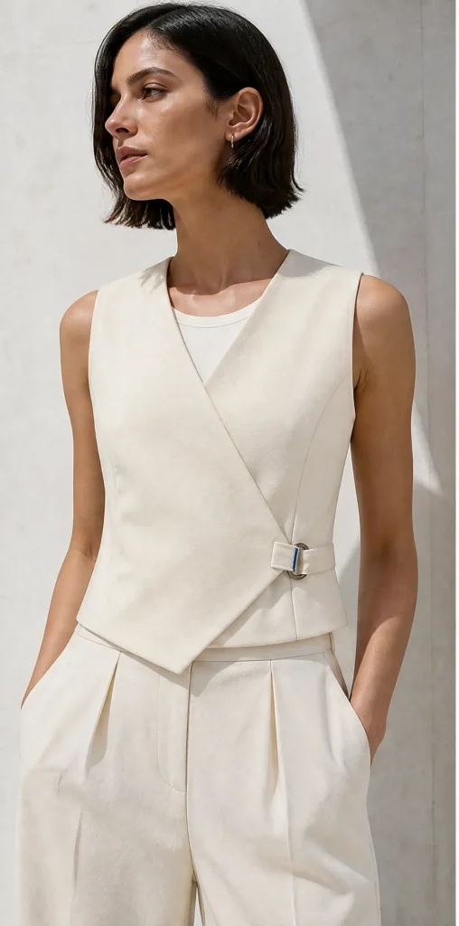 Meridian Fold Waistcoat, styled view