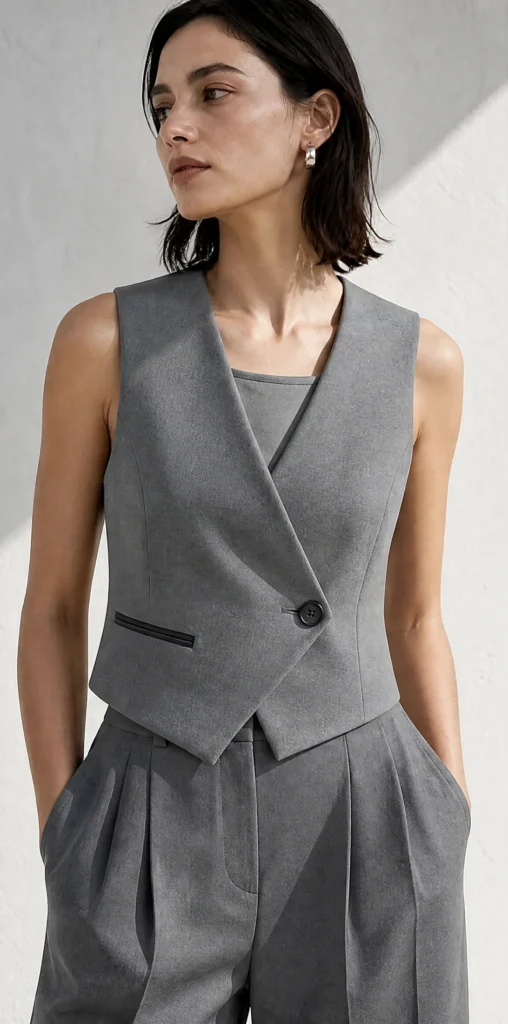 Corner Turn Waistcoat, styled view