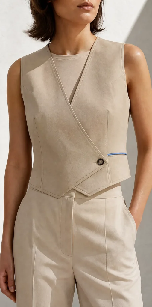 Crosspoint Waistcoat, styled view