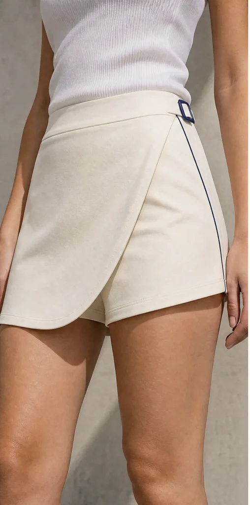 Arc Wrap Skort, styled view